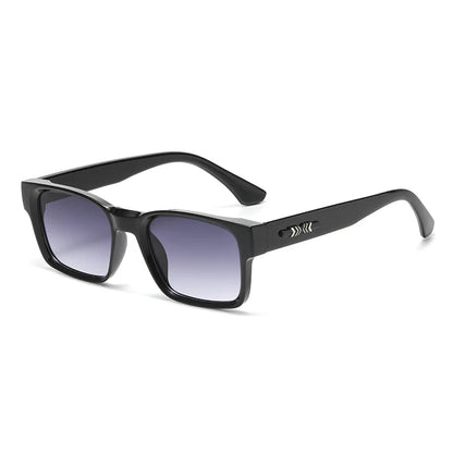 Retro Square Sunglasses. Simple And Minimalist Thick-frame Design. Uv Protection. Suitable For Both Men And Women. Style 9017.