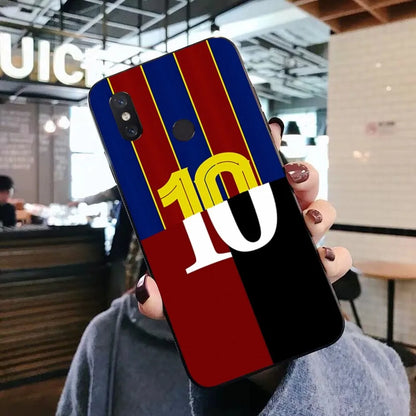 Football Superstar M-Messi 10 Print Phone Case For Xiaomi Mi 5X 8 9 10 11 12 lite pro 10T PocoX3pro PocoM3 Note 10 pro lite