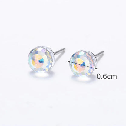 Earrings Fashion Earrings Multicolor Earrings Colorful Earrings Crystal Ball Earrings Fashion Accessories Crystal Ball Stylish