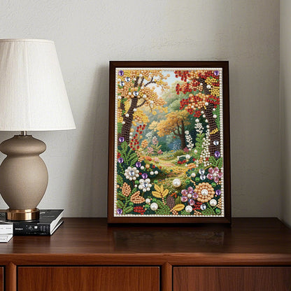 DIY Pearl Diamond Art Painting kits for Adults and Beginners,fine view Sparkling Painting Craft Home Wall Decor handmade Gift
