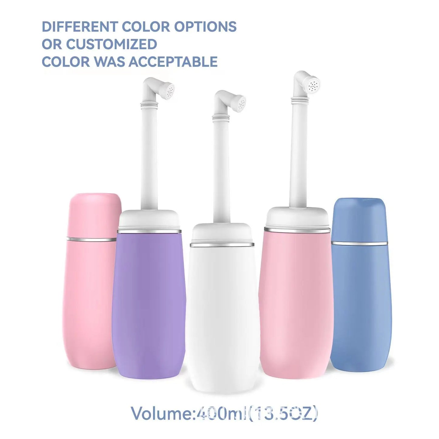 Portable Bidet for Travel Friendly Handheld Personal Peri Bottle 400ml Convenient Leakproof Design Personal Hygiene Cleaning