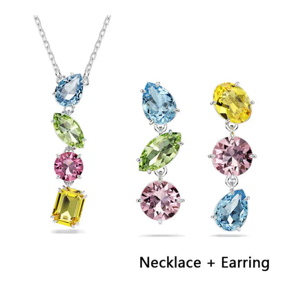 2026 High Quality Shiny Luxury Brand Fine Jewelry Sets Exquisite Fine Fashion Party Gifts for Women New Christmas Ornaments