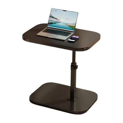 Foldable Sofa Edge Table Adjustable Height C-Shaped Adjustable Bedside Table Flip Desktop Space Saving Rotating Coffee Table