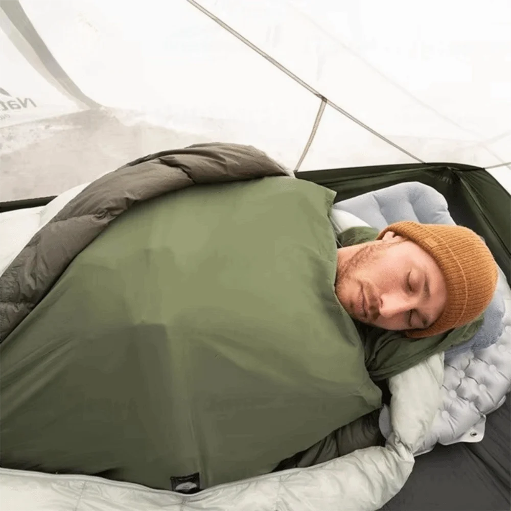 Ultralight Sleeping Bag Liner Warm Inner Liner Sleeping Bags Single Travel Hotel Nylon Camping Sheet Travel Hiking Camping