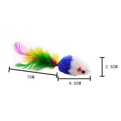 Funny Pet Cat Toys Interactive Cat Teaser with Feather 40CM Wooden Stick Mice Fish Chick Katten Speelgoed Chats Pet Accessories