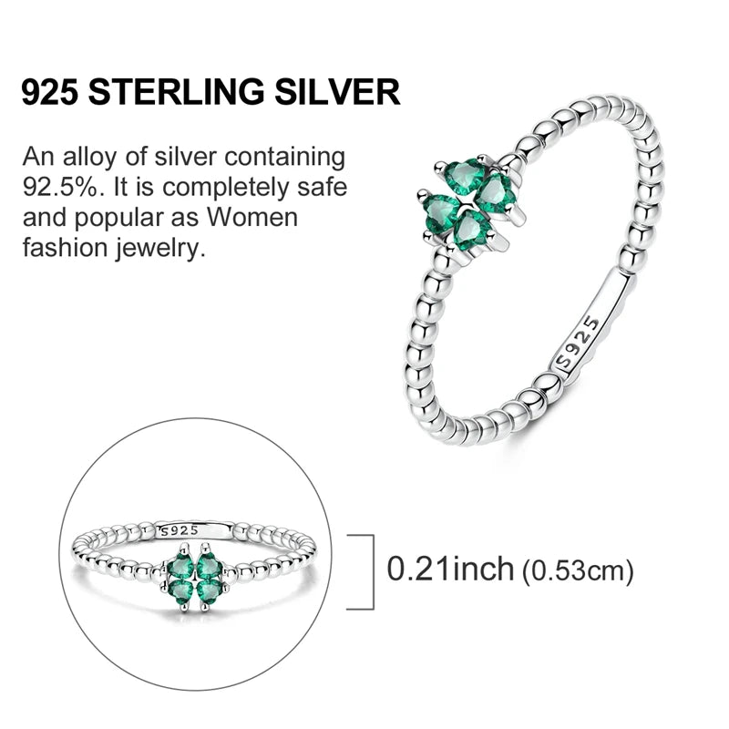 Hot Sale 925 Sterling Silver Ring Eye Plam Frefly Stars Heart Rings For Wedding Women Girls Jewelry Anniversary