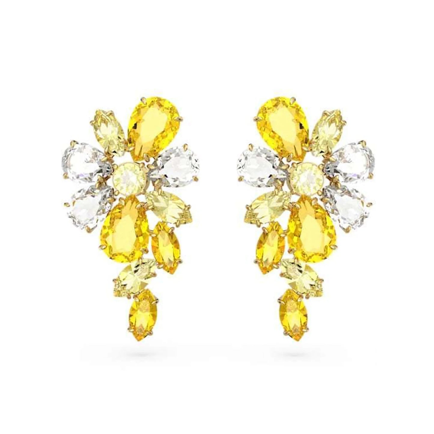 2026 Fine Jewelry Set Luxury Mixed Crystal Necklace Long Earrings Bracelet Ring for Women Romantic Gift