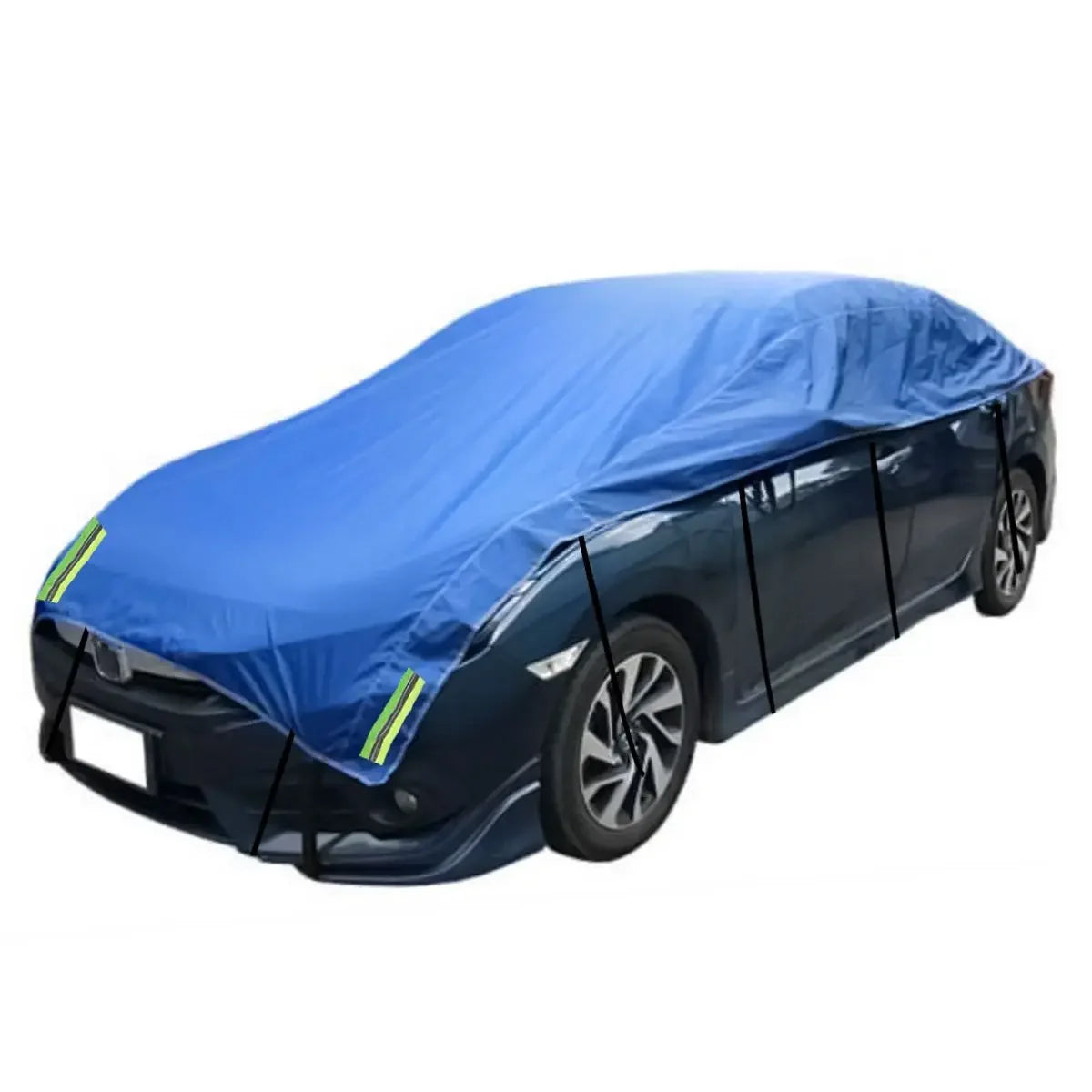 Car Covers Waterproof Car Half Covers Winter Snow Cover Sun Shade Rain Dust Resistant Cover for Sedan SUV Hatchback Pickup Truck