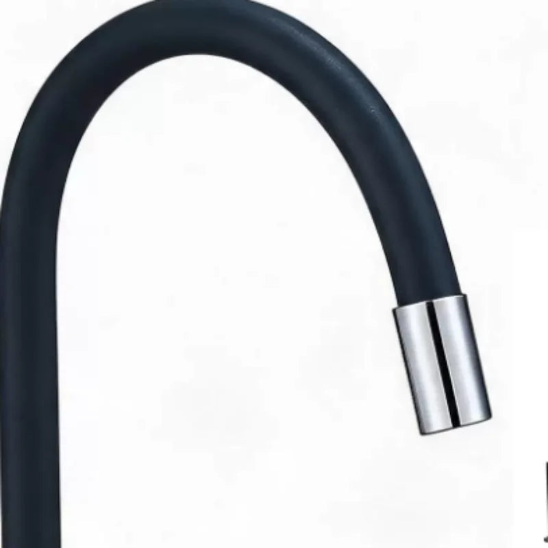 Single Lever Deck Mount Kitchen Water Tap 360 Degree Rotatable Flexible Hose Hot Cold Mixer Faucet Household Plumbing Hardware