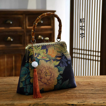 Wood Hand lock Shell Bags Vintage Designer Bag Women Shoulder Crossbody Bag Chain Tote Women's Handbags Purses