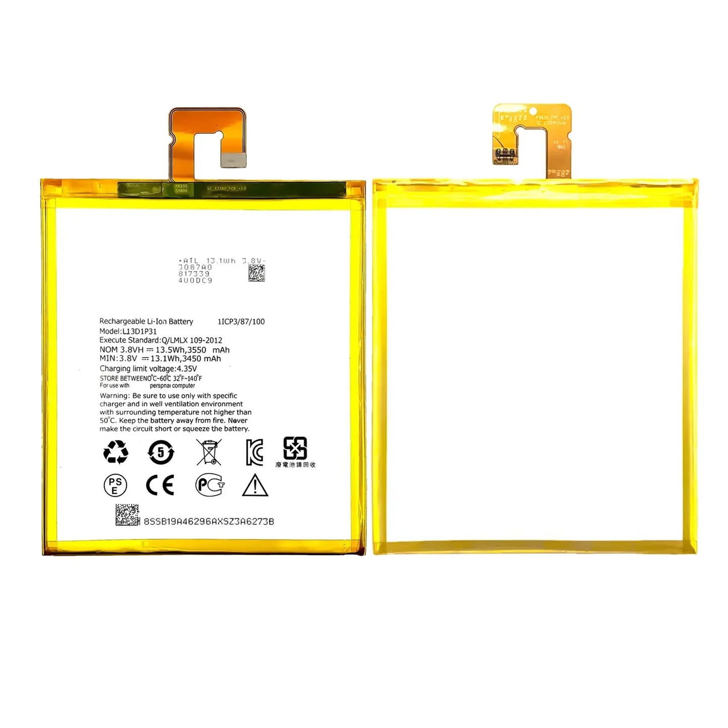 2025 years 100% New L13D1P31 Battery For Lenovo Pad A3500 S5000 S5000-H Tab3 7  710i 710F Tab 2 A7 A7-30 A7-10F A7-20F Batterie