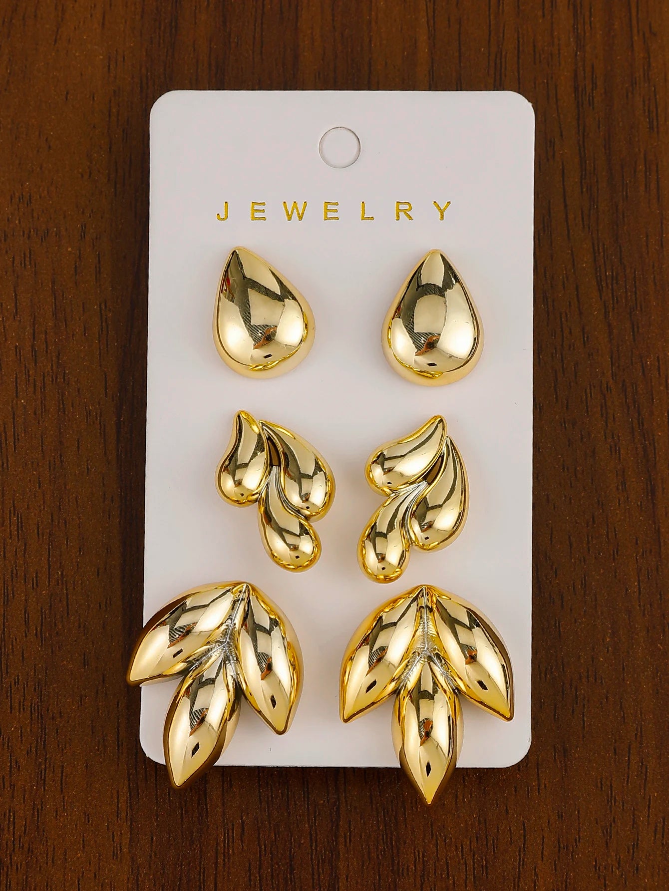 3-12pairs Fashion Minimalist Design, Plastic Material With Starfish, Seashell, Conch Multi-Element Earrings