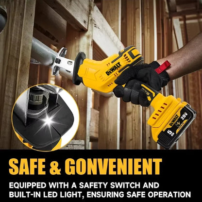Dewalt 2800RPM  Brushless Reciprocating Saw Electric Saw Multifunctional Metal Wood Pipe Cutting Saw Power Tool