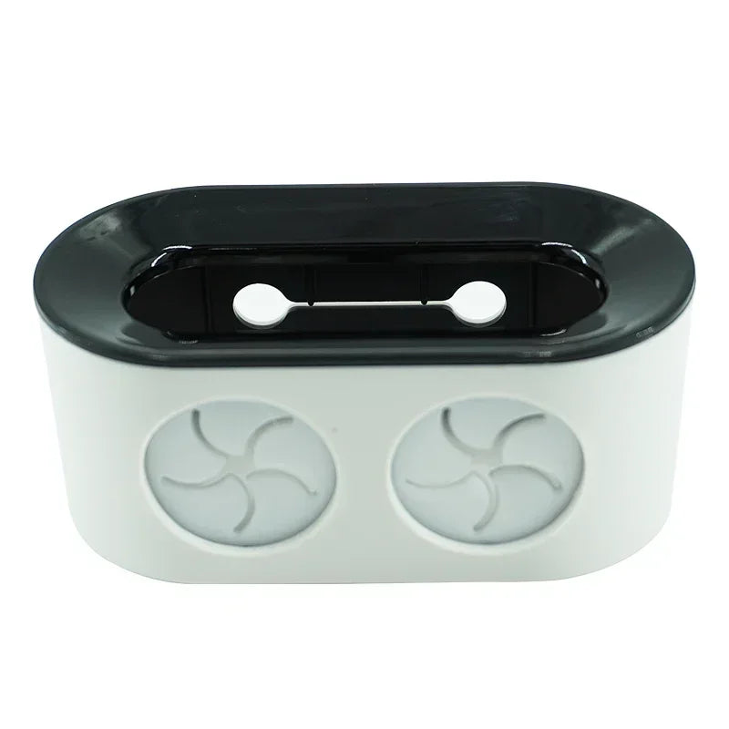 Toothbrush Stand Oral B Brush Holder Bathroom Accessories Electric Toothbrush Holder Double Hole Wall Toothbrush Organizer