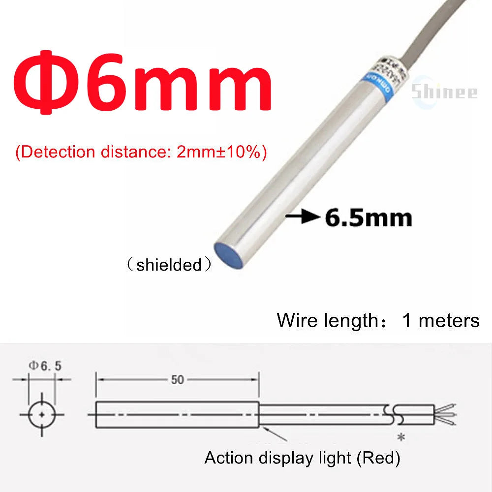Approach Sensor 4mm 6mm M5 M10 14 M16 M20 22 Black Proximity Switch Inductive Proximity Sensor Detection Switch NPN PNP DC AC