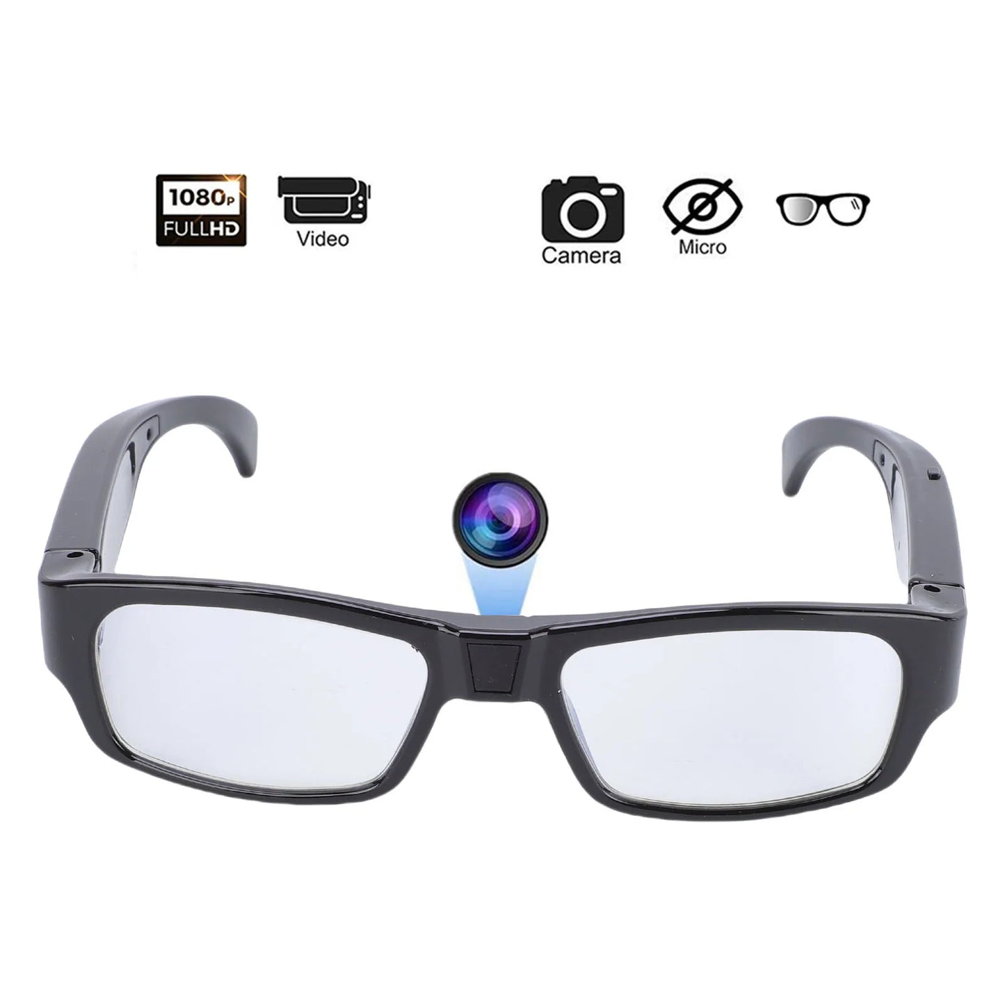 16:9 Camera Glasses Sports Action  Cycling Glasses Camera 1080P HD Video Recording Photos Taking for Outdoor Activities