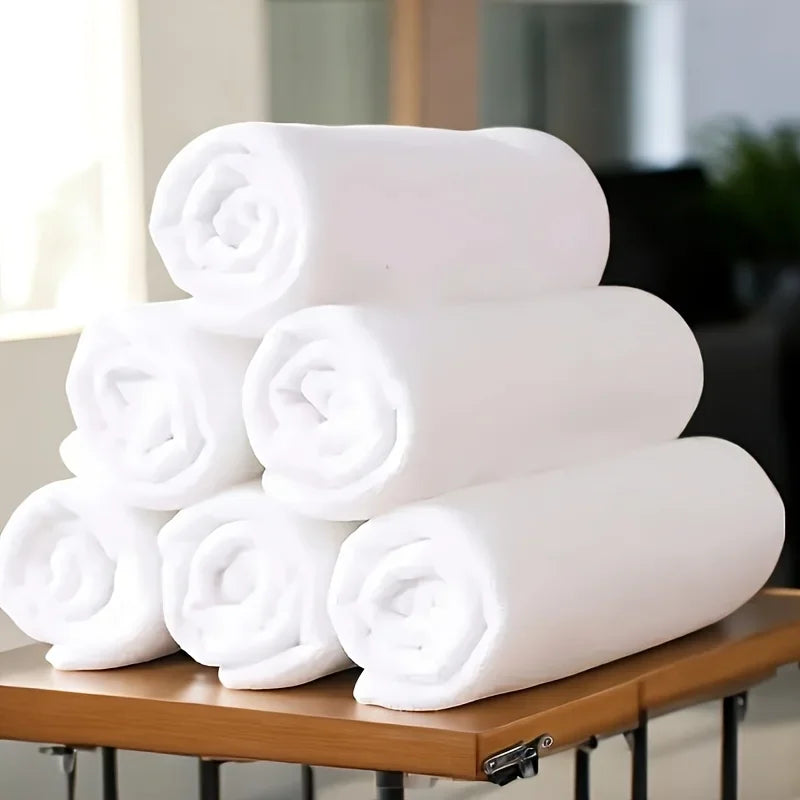 6pcs/set Ultra-soft bath towels, hand towels, and face towels! Quick-drying and durable, perfect for home or travel use