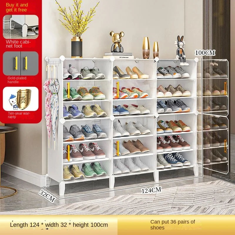 Modern Home Hallway Furniture Shoe Rack Cabinet For Living Room Storage Organizer Shelf Shoes Women's Sandals Cupboard Shoerack