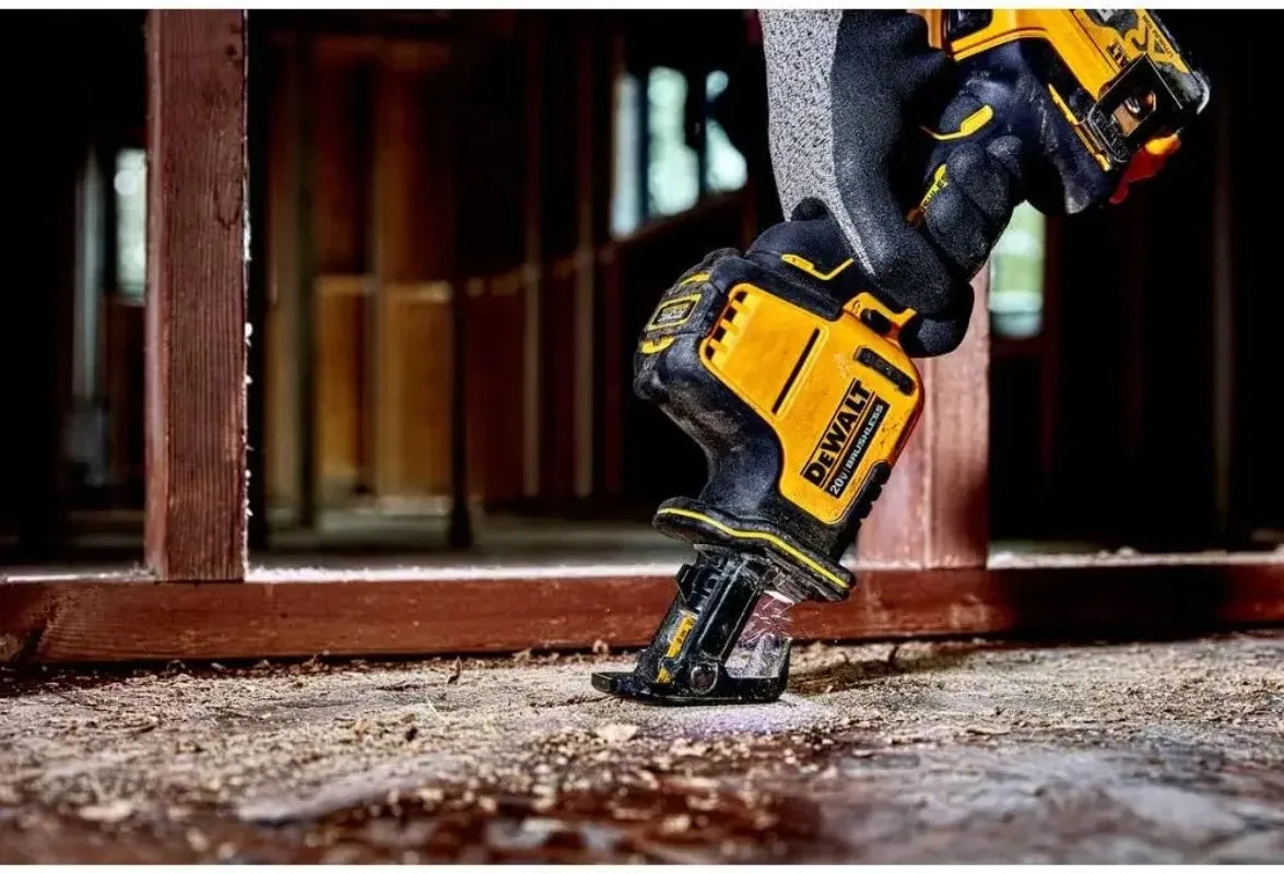 DEWALT 18V DCS369 MAX* Reciprocating Saw,One-Handed,Cordless,The Multi - Tasking Powerhouse for Swift Wood,Metal & Pipe Cutting”