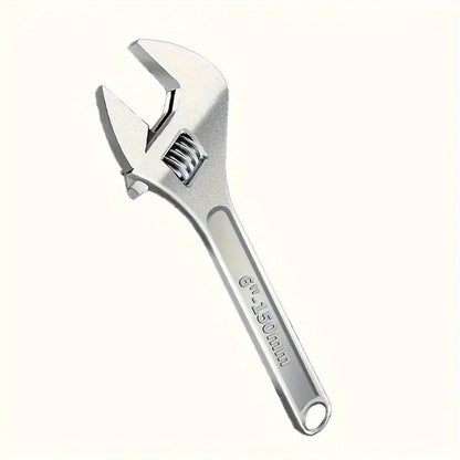 6 Inch/10 Inch Adjustable Wrench With Wide Handle, Perfect For Plumbing, Home And Garage Applications