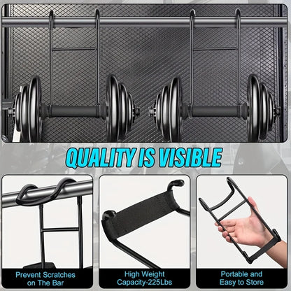 Dumbbell hook, dumbbell assist hook, thickened rubber coated anti slip multifunctional dumbbell hook, home auxiliary horizontal
