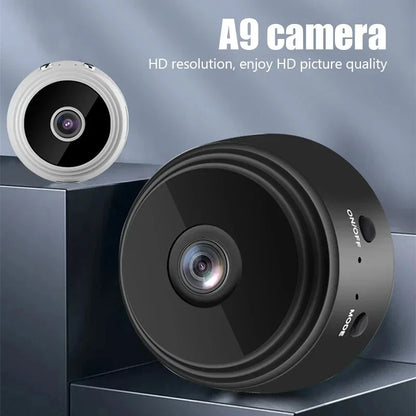 Mini caméra WiFi A9 : enregistreur vidéo sans fil, caméra de sécurité et de protection, caméra de surveillance intelligente pour la maison, idéale pour les bébés et les animaux domestiques.