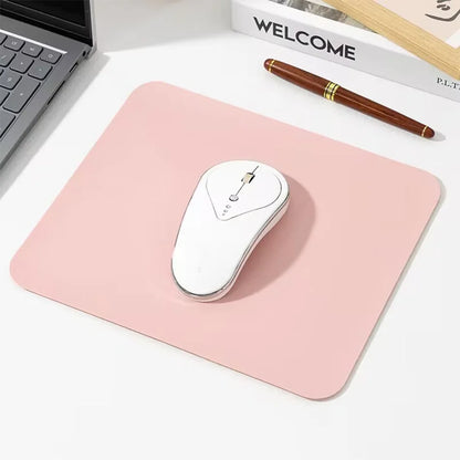 Small PU mouse pad Non-Slip Gaming Desktop Leather Mouse Pad Waterproof Anti-Scratch Easy To Clean Mat For PC Laptop Desktop