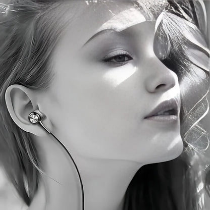 3.5mm Wired Earphone In Ear Headset HIFI Heavy Bass Earbuds Monitor Sports Headset Stereo Music Gaming Headphone With Microphone