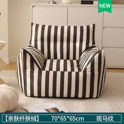 Bean Bag Furniture Sofas For Living Room Compression Puffs High-density Resilient Foam Sillones Comprimidos Scandinavian Style