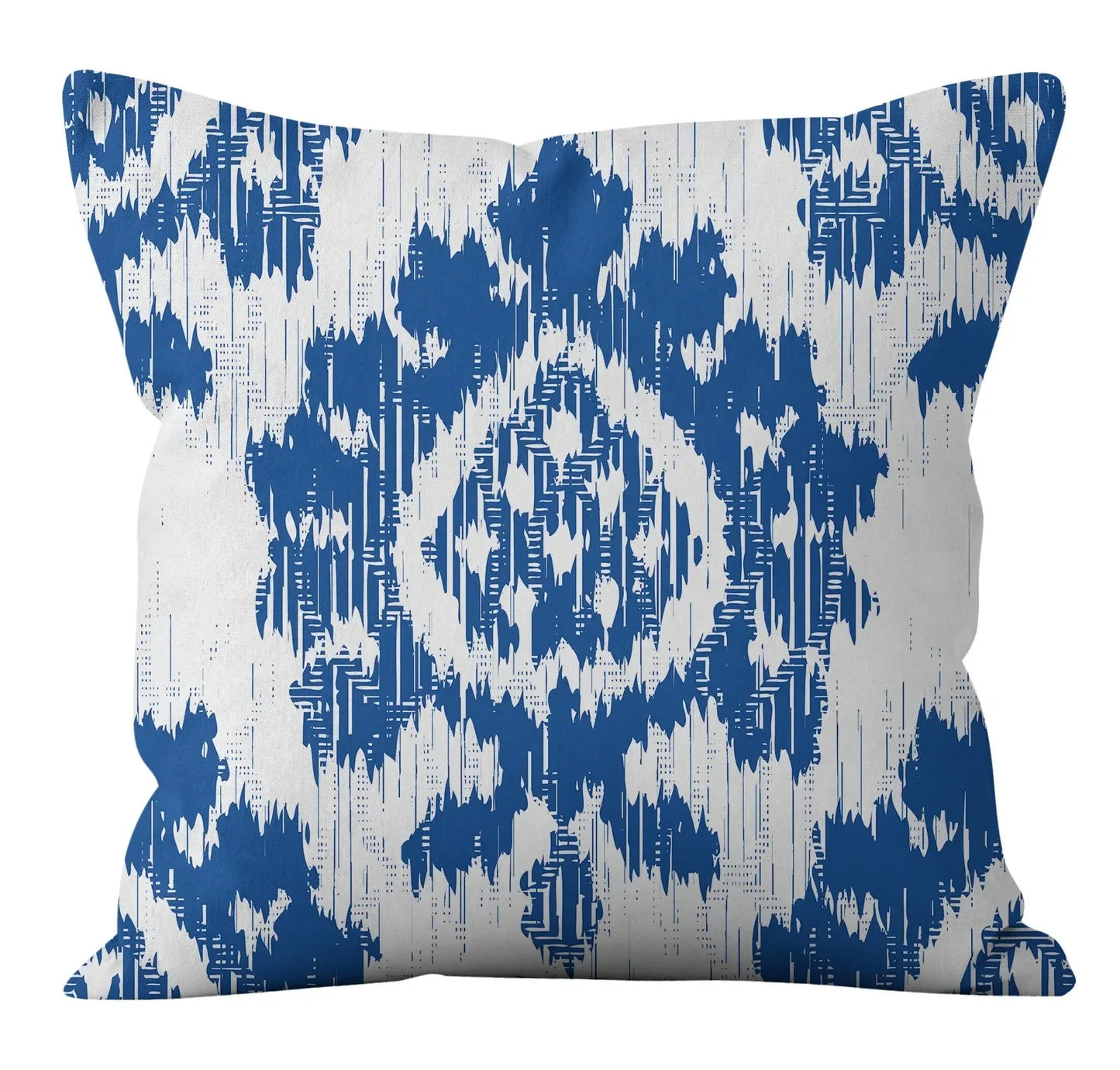 Modern Fashion Nordic Sofa Simple Cushion Cover Living Room Decoration Pillow Cover Navy Blue Geometric Pillow Cover