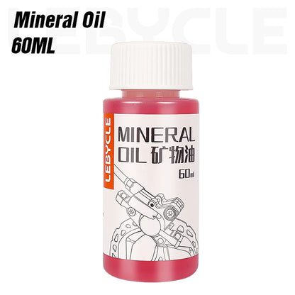 LEBYCLE Bicycle Brake Mineral Oil 60ML DOT Hydraulic Brake Oil 60ML For Shimanod MGUARA Tektro Bike Hydraulic Brake Systems