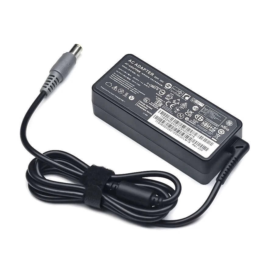 20V 3.25A 65W Power Adapter for Lenovo Thinkpad T400 T420 T430s T510 T520 X120e X130e X220 X230 E520 E535 SL510 Laptop Charger