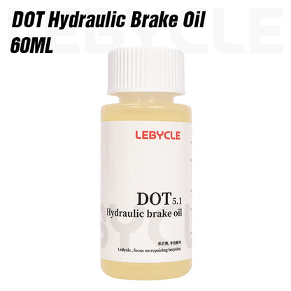 LEBYCLE Bicycle Brake Mineral Oil 60ML DOT Hydraulic Brake Oil 60ML For Shimanod MGUARA Tektro Bike Hydraulic Brake Systems