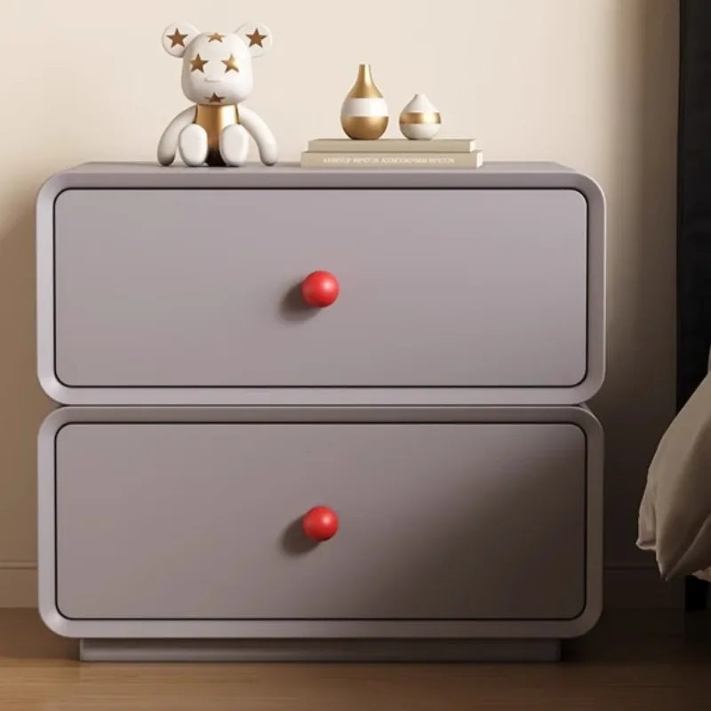 Solid Wood Bedroom Nightstand Minimalist Modern Small Storage Shelf Luxury Bedside Organizer Home Decor Solid Pine Furniture