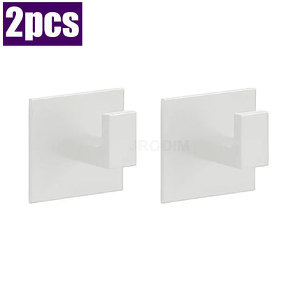 4/1pcs Bathroom Adhesive Wall Black Robe Hooks Towel Hook Coat Holder Keys Clothes Hanger Bathroom Kitchen Hardware Accessories