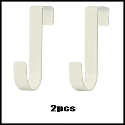 S-Shaped Metal Hook Cabinet Door Hanging Rack Gadgets Holders Desk Shelves Kitchen Utensils Storage Organizer Bathroom Accessori