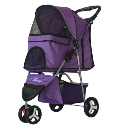Waterproof Puppy Dog Pet Stroller for Travel Outdoors and Carrying Pets