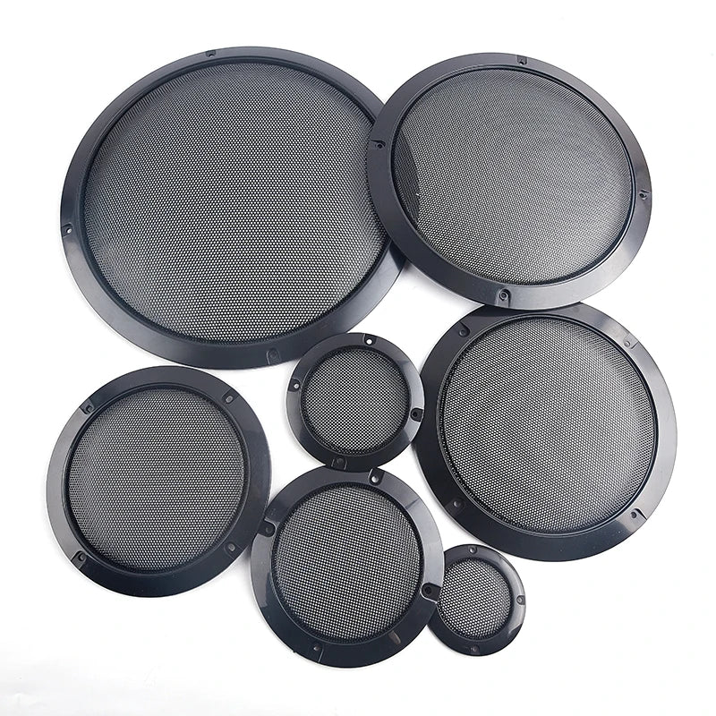 High-grade Car Home Mesh Enclosure Speaker 2 3 4 5 6 8 10 Inch Net Cover Speakers Plastic Frame Metal Iron Wire Grilles