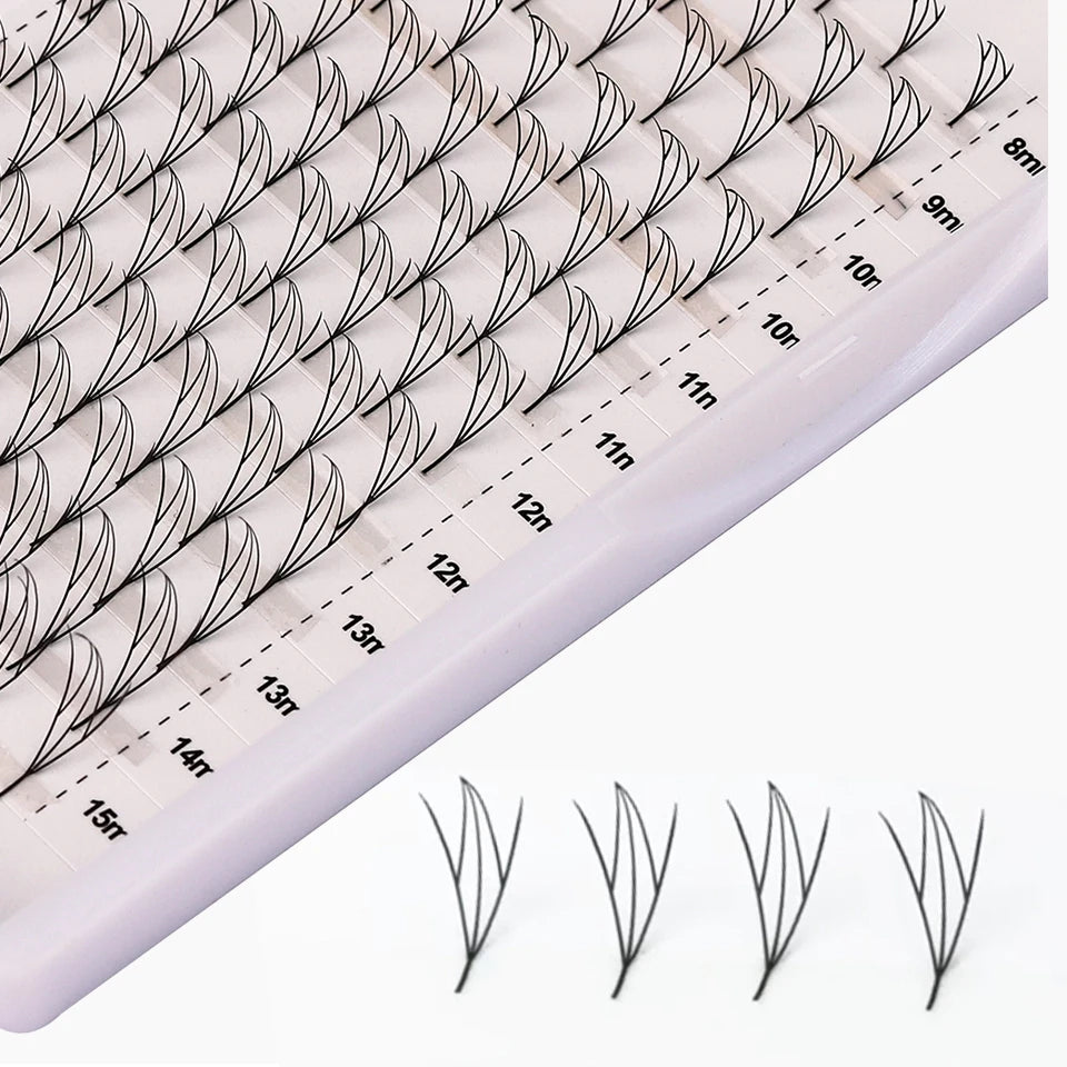 New Comic Eyelash Fan Anime Spire Individual Feather Shaped Eyelash Extensions Manga Elf Style Lashes Extensions Cosplay  Makeup
