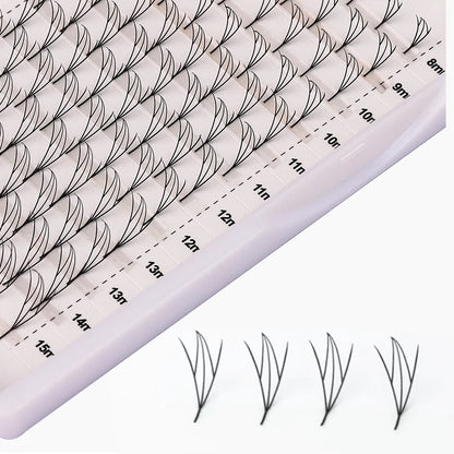 New Comic Eyelash Fan Anime Spire Individual Feather Shaped Eyelash Extensions Manga Elf Style Lashes Extensions Cosplay  Makeup