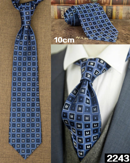 Ties Unusual Pattern Checked Abstract Polka Dots Stripes 100% Silk Jacquard Woven Fashion Brand New Casual Formal Party
