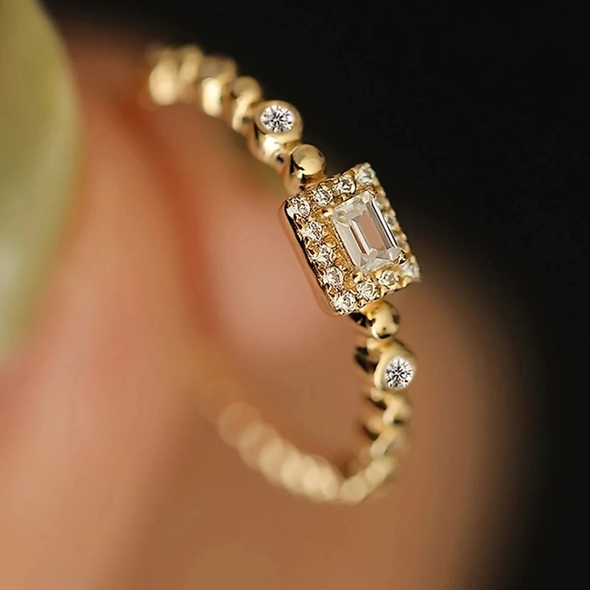 A piece of 925 silver jewelry featuring zirconium stones, suitable for daily wear and as a gift for your loved one.