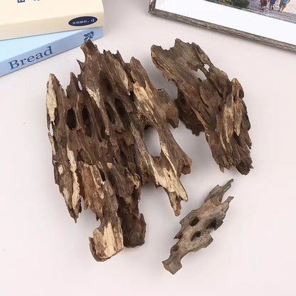 New Wood Aquarium Decor, Driftwood Water Feature Ornamental Accessories For Fish Tanks With Natural Holes Suitable For Shrimp