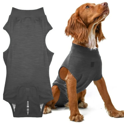 Adjustable Pet Physiological Clothing Soft Stretchy Dog Recovery Suit Sweat Absorption Reusable Dog Sanitary Jumpsuits