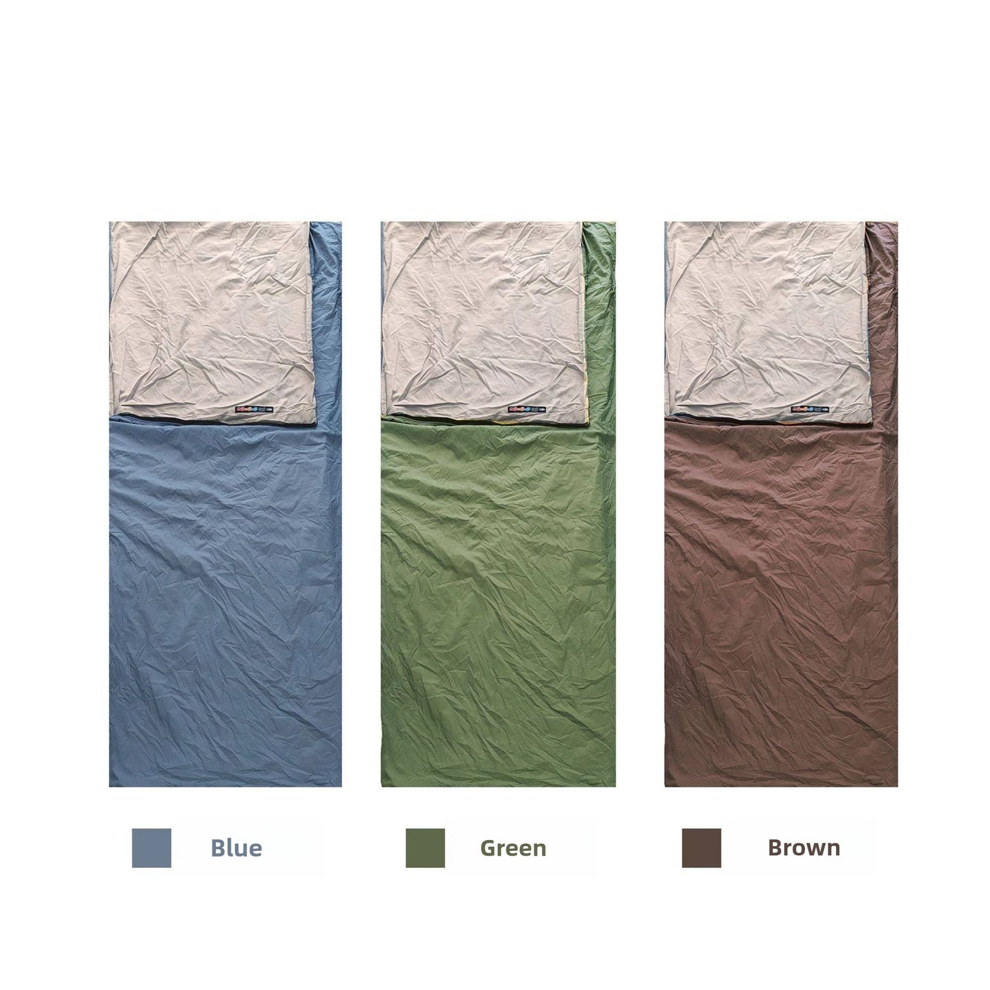 Mini Adult Sleeping Bag Travel Mountaineering Outdoor Camping Down Cotton Dirty Sleeping Bag Machine Washable Splicing