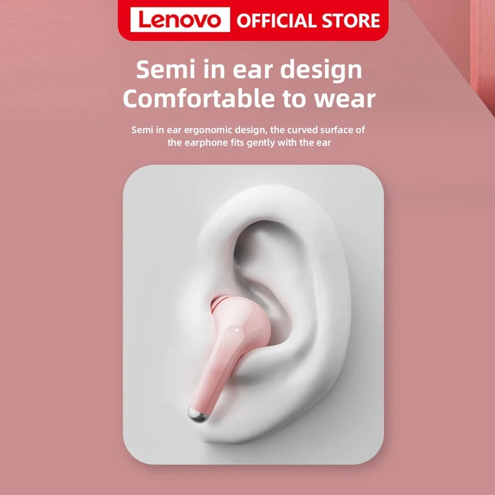 Lenovo LP40 Pro Wireless Headphones Are Suitable For Computers, Phones, Gyms, Travel Compatible Lenovo And Fitness Headphones
