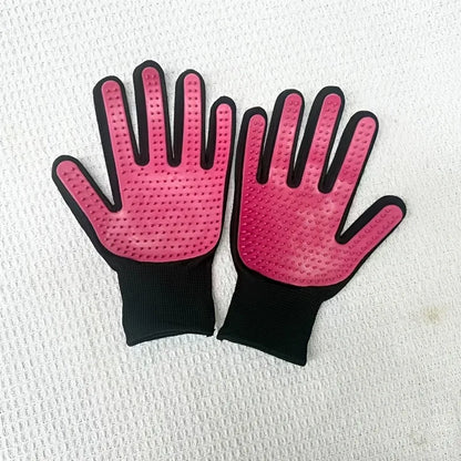 Pet Hair Glove Comb Pet Dog Cat Grooming Cleaning Glove Deshedding Hair remover Massage Brush Animal Supplies Cat Accessoies
