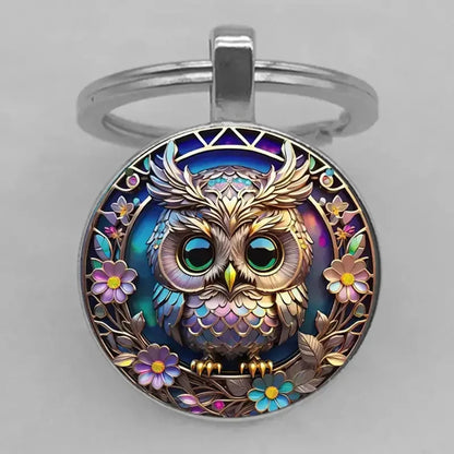 Owl Keychain Fine Jewelry Hanging Small Gift