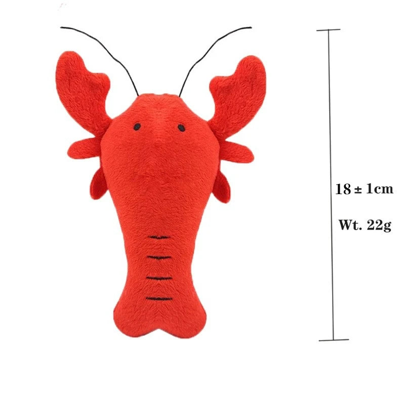 Dog Squeaky Toys Plush Animal Fruit Food Toy Durable Chew Interactive Toys Small Medium Dogs Cats Puppy Pet Supplies