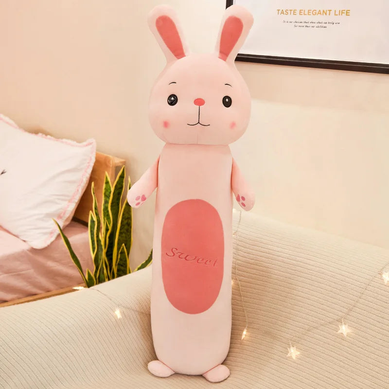 2025 New Pillows for Bedroom Soft and Comfortable Soft Long Sleeping Pillow Delicate and Smooth Cute Animal Cylindrical Pillow